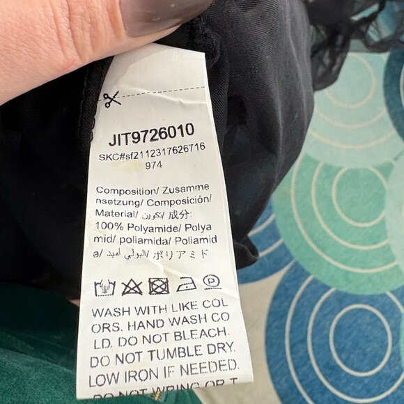 Shein Curve Unity Plus Black Mesh Pink Sequin Tunic Top Sheer 4X - Picture 7 of 11